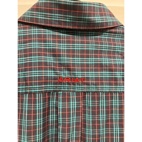 Ariat Pro Series Long Sleeve Button Up Dress Shirt - Size M - Picture 5 of 5